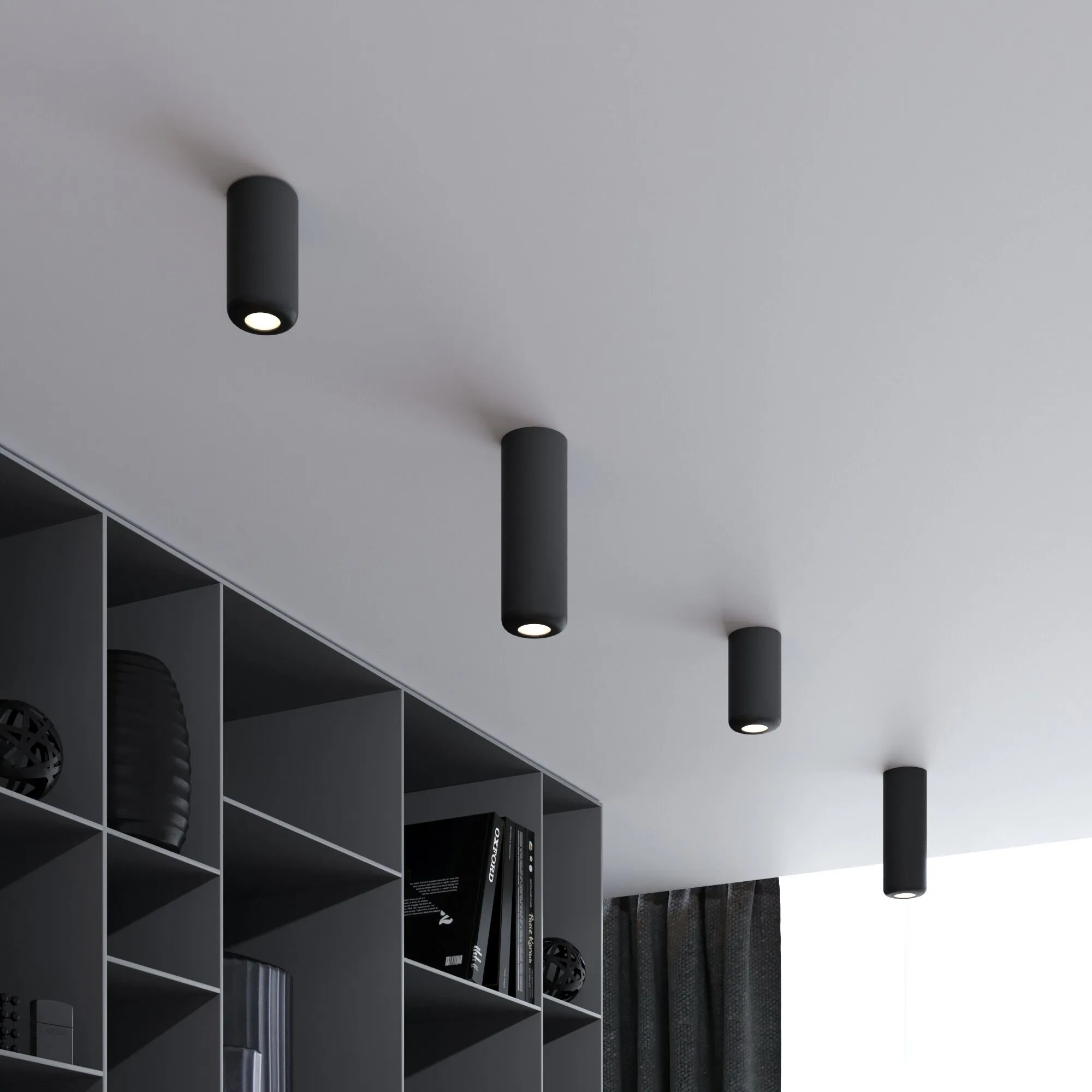 Светильник накладной светодиодный Onde 10W 4000K чёрный 25045/LED Elektrostandard - Фото 3