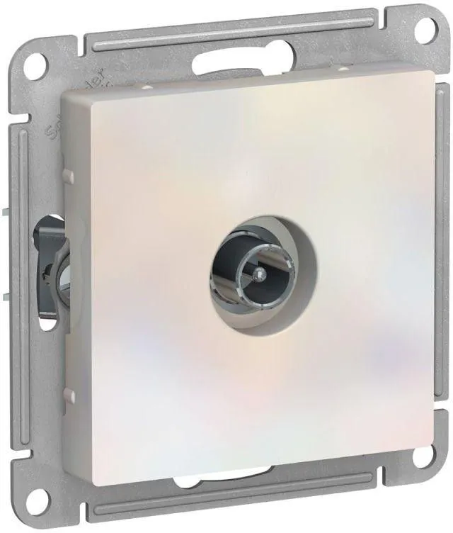 Розетка телевизионная оконечная TV AtlasDesign 1дБ механизм жемчуж. SE ATN000491