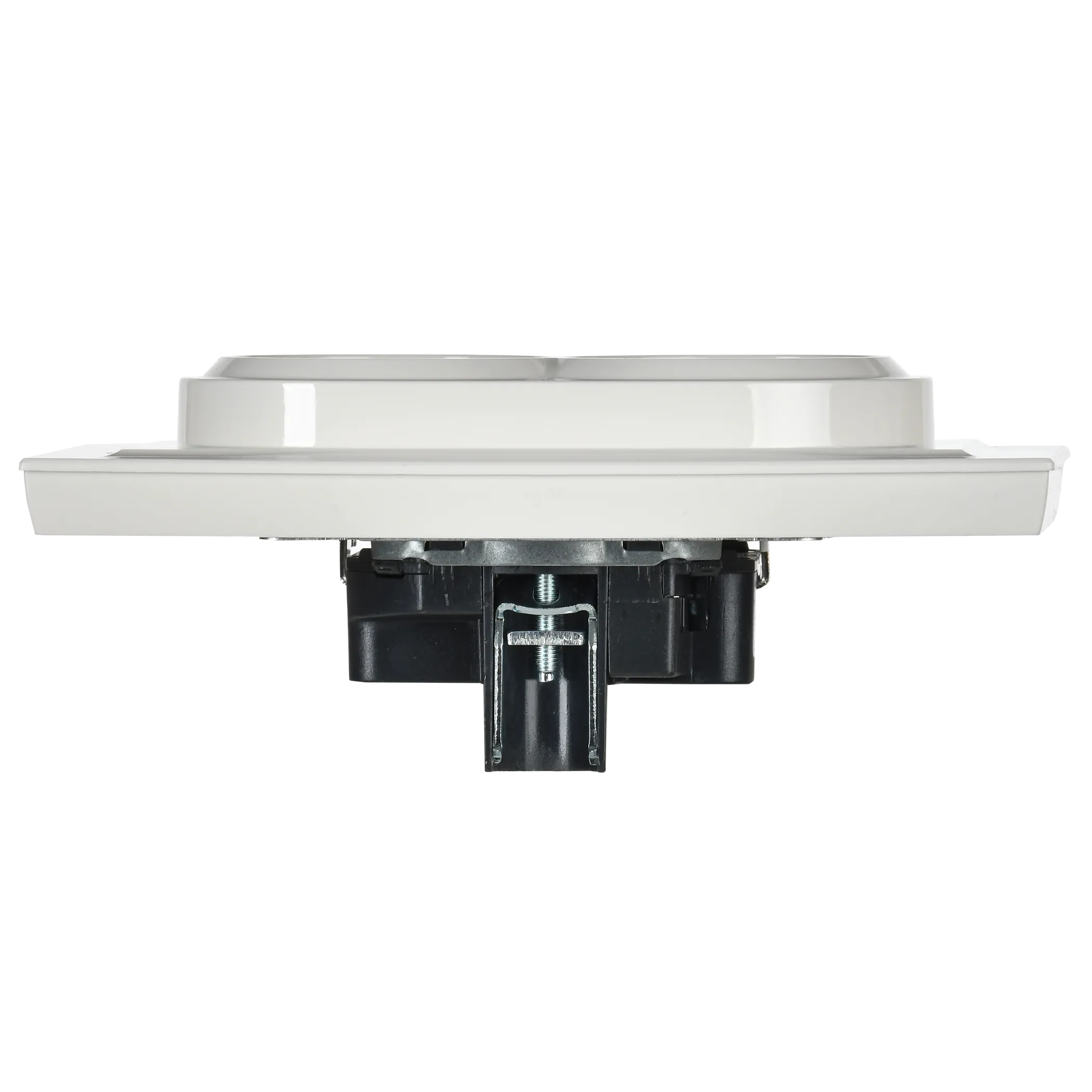 BRITE Розетка 2-местная с заземлением без защитных шторок 16А в сборе РС12-3-БрБ белый IEK - Фото 7