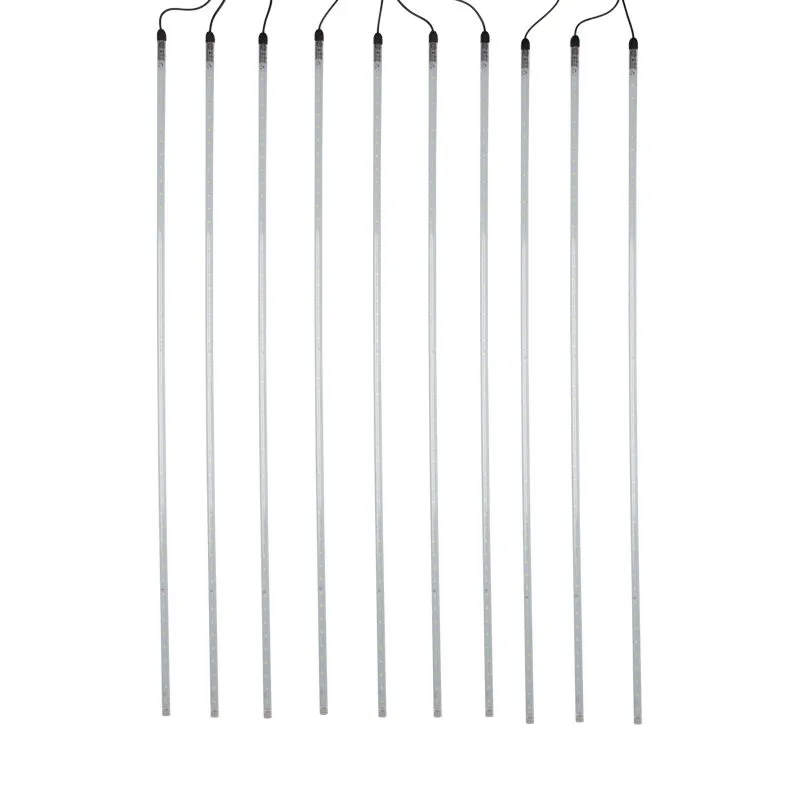 Гирлянда Тающие сосульки 24 В, комплект 10 шт. х 100 см, шаг 100 см, 960 LED, белый, соединяются, NE - Фото 2