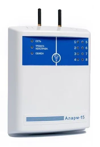 ППКО "Аларм-15/4" исп.А   (поддерживает работу с радиоизвещателями серии АЛАРМ-РК)