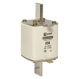 Плавкая вставка ППН-37 400/63А габарит 2 EKF fus-37/400/63