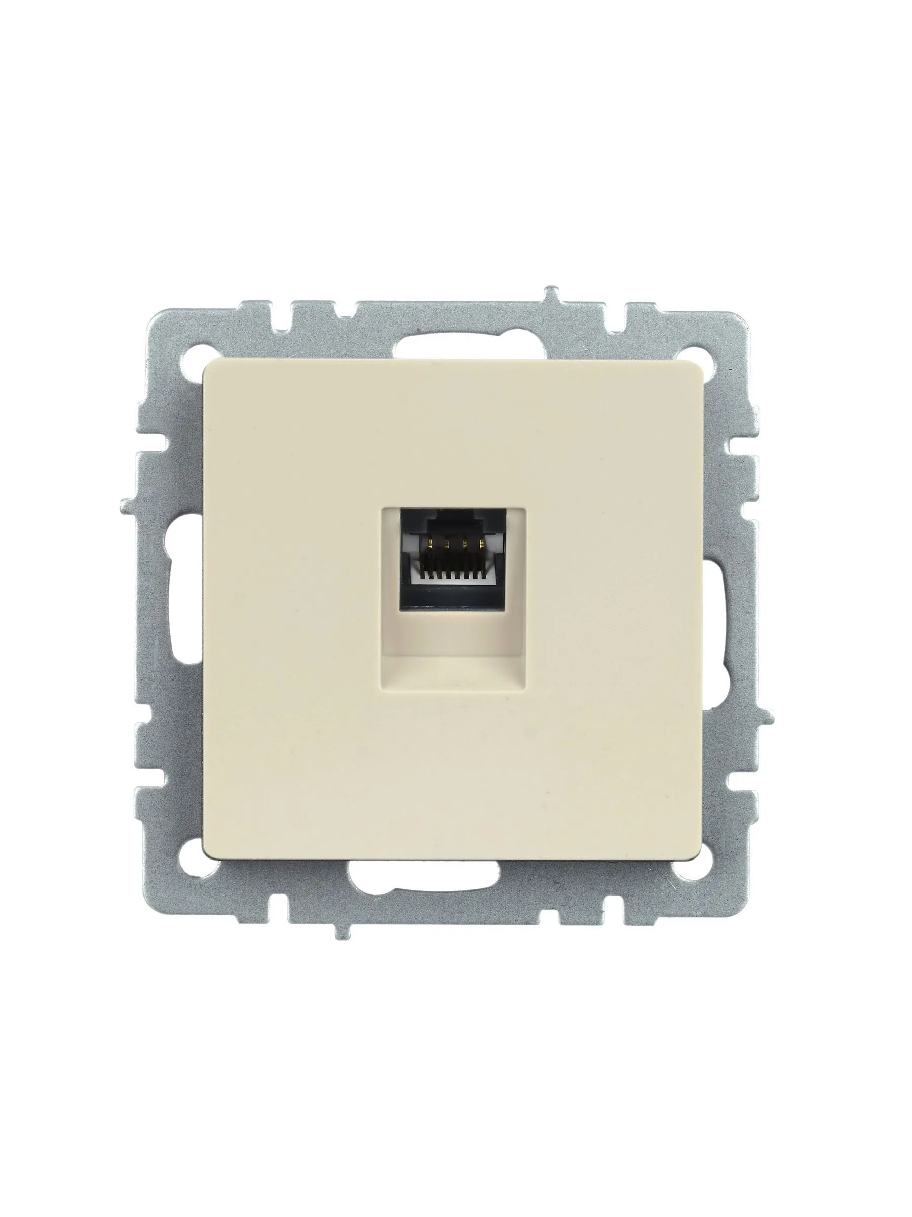 BRITE Розетка компьютерная RJ45 кат.5E РК10-БрКр бежевый IEK - Фото 4