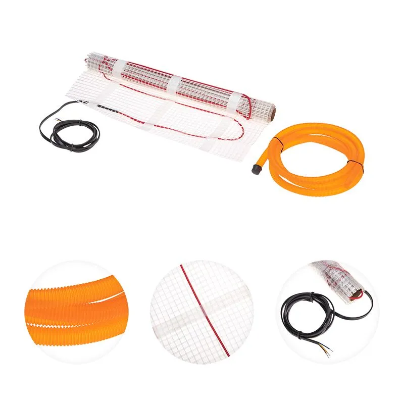 Теплый пол, нагревательный мат Classic RNX-8-1200 8м², 0,5х16м, 1200Вт двухжильный, с экраном REXANT - Фото 3