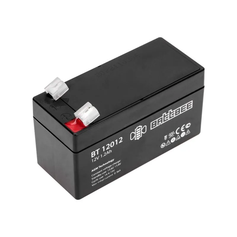 Аккумулятор свинцово-кислотный BT 12012, 12В, 1,2Ач, срок службы 3 года