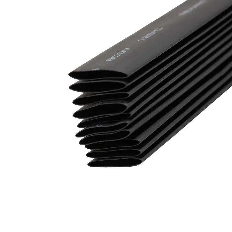 Трубка термоусаживаемая ТУТ нг 19,0/9,5мм, черная, упаковка 10 шт. по 1м REXANT - Фото 4