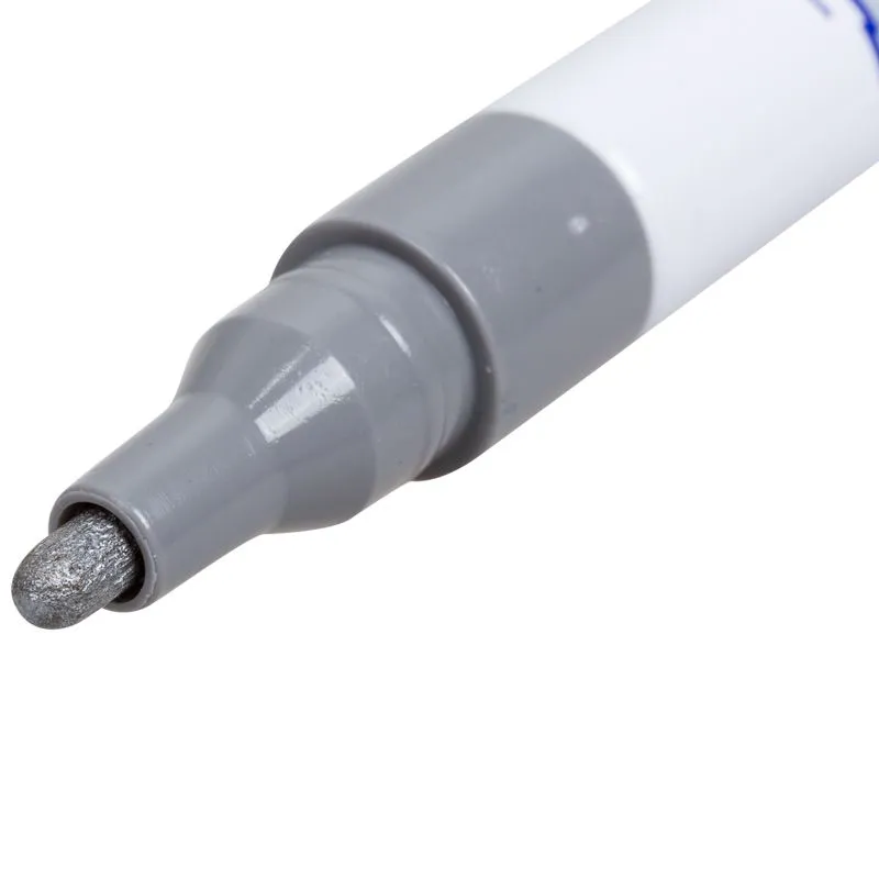 Маркер-краска MunHwa «Slim» 2 мм, серебро, нитрооснова - Фото 5