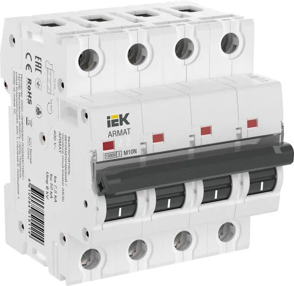 ARMAT Автоматический выключатель M10N 4P Z 2А IEK AR-M10N-4-Z002