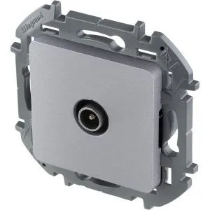 INSPIRIA Розетка TV тип звезда алюминий 673852