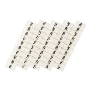 Маркеры для UT/ST/Push-in 4 с нумерацией 100-150 (100 шт.) EKF zb-st-4-100-150
