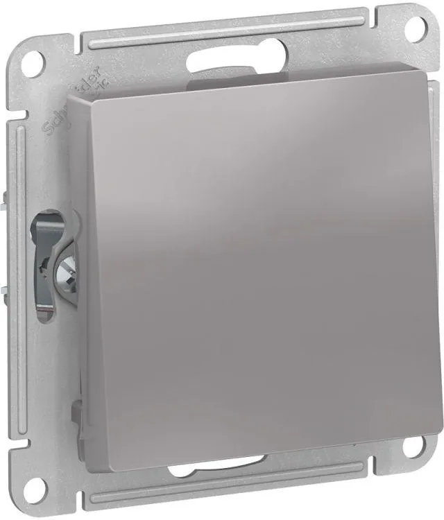 Переключатель проходной 1-кл. СП AtlasDesign 10А IP20 (сх. 6) 10AX механизм алюм. SE ATN000361