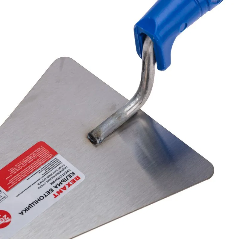 Кельма бетонщика, нержавеющая сталь, 200мм, пластиковая ручка REXANT - Фото 4