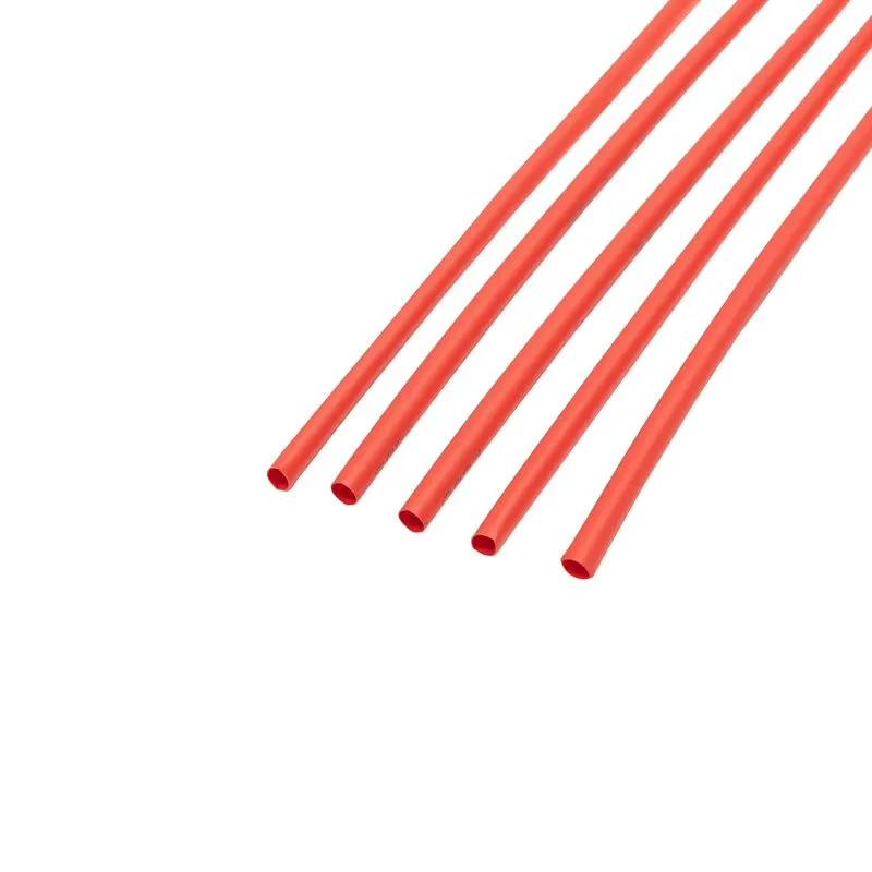 Трубка термоусаживаемая ТУТ нг 3,0/1,5мм, красная, упаковка 50 шт. по 1м REXANT - Фото 3