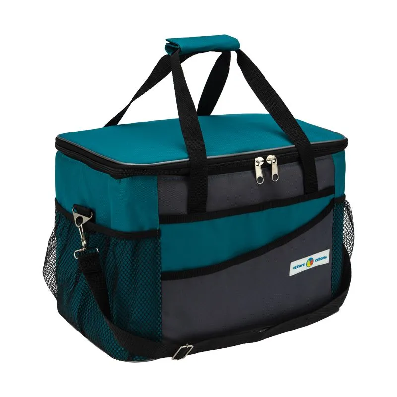 Сумка-холодильник (термосумка) 20л, 2 слоя утепления ЧЕТЫРЕ СЕЗОНА - Фото 3