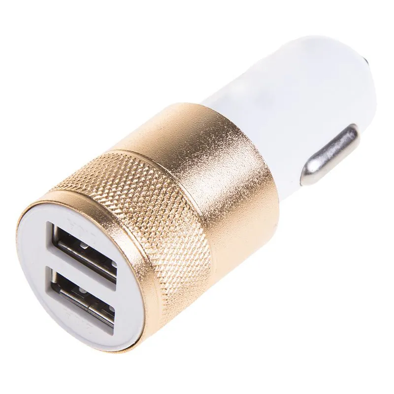 Автозарядка в прикуриватель 2хUSB (АЗУ) (1000+2100 mA) REXANT