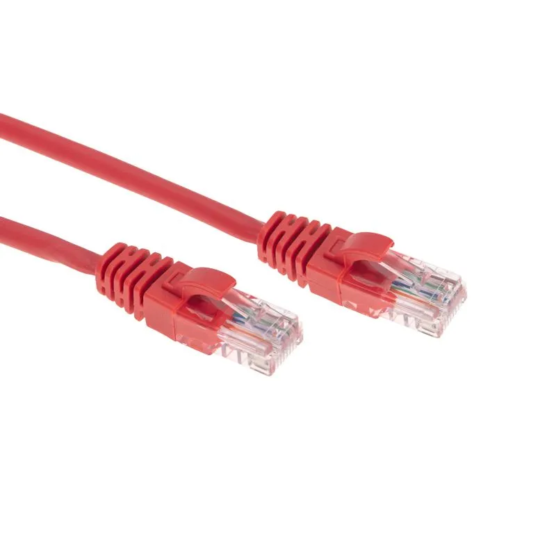Патч-корд U/UTP, CAT 6, RJ45-RJ45, 26AWG, LSZH, красный, 5м REXANT - Фото 3