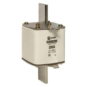 Плавкая вставка ППН-39 630/200А габарит 3 EKF fus-39/630/200