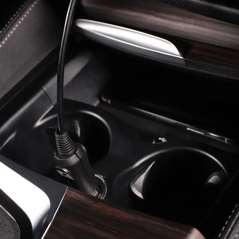 Автозарядка с индикатором (разъем 1.4х3.4) (АЗУ) шнур спираль 1.5 м REXANT - Фото 2