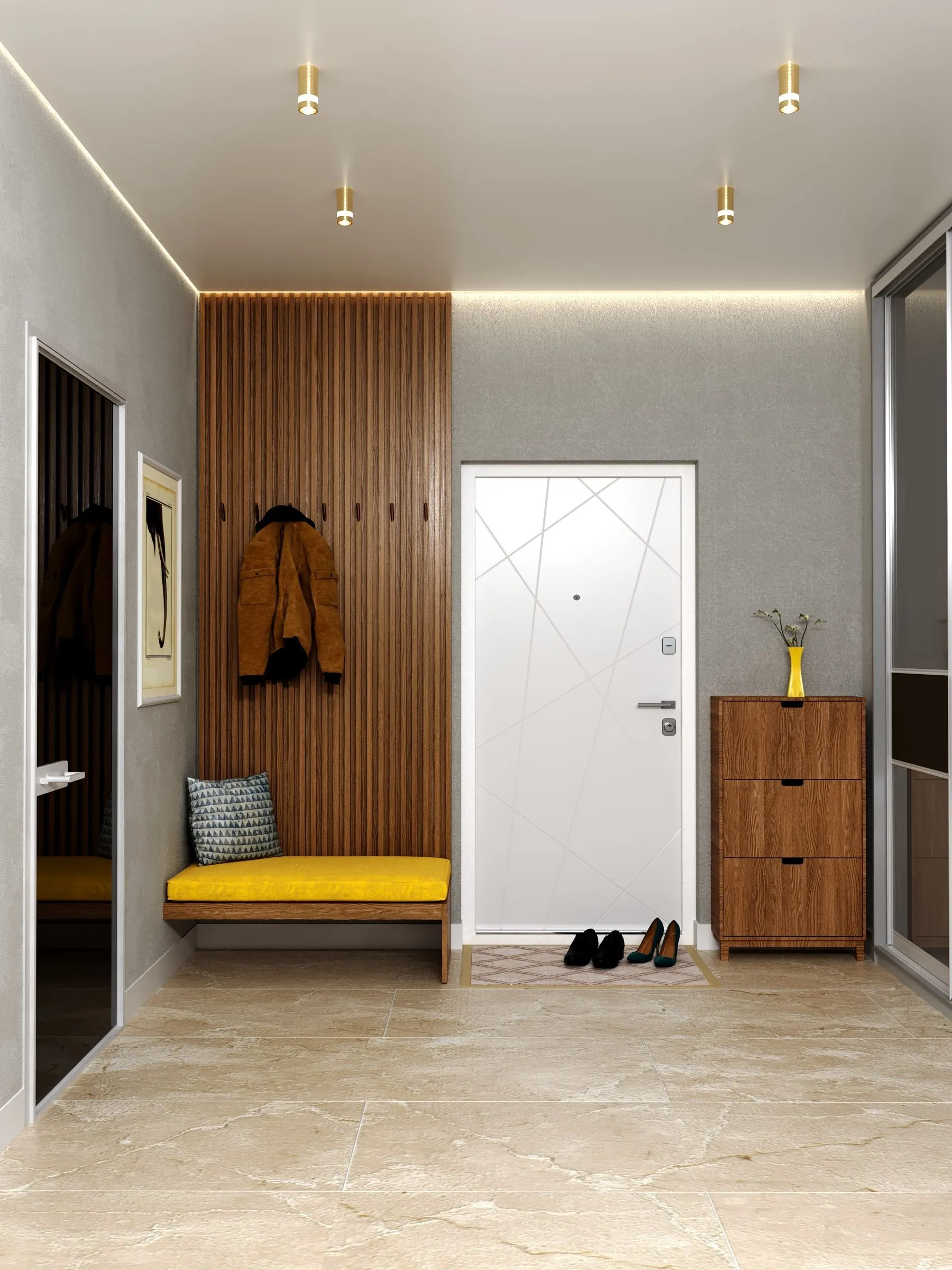 LIGHTING Светильник 4005 накладной потолочный под лампу GU10 золото IEK - Фото 3