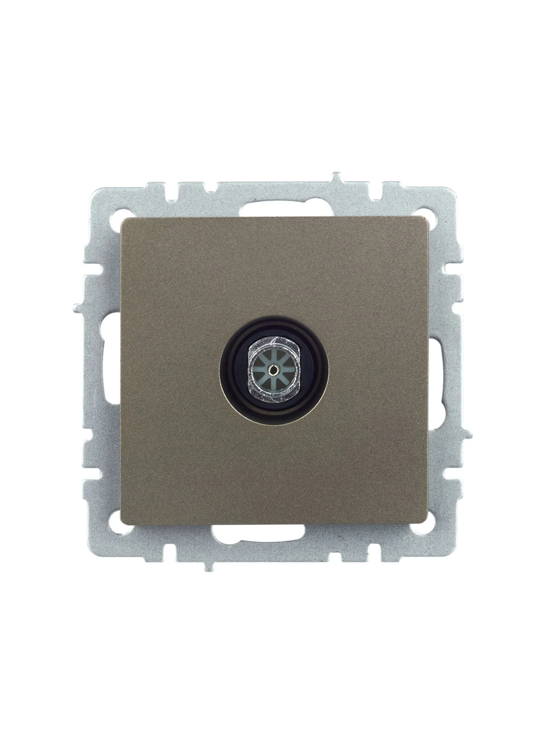 BRITE Розетка TV оконечная РТВ11-0-БрШ шампань IEK - Фото 6