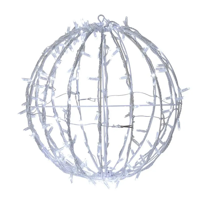 Шар светодиодный 230V, диаметр 30 см, 120 светодиодов, эффект мерцания, цвет белый NEON-NIGHT 501-612