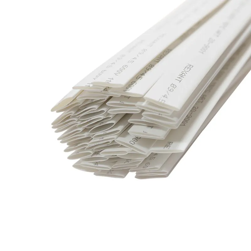 Трубка термоусаживаемая ТУТ нг 9,0/4,5мм, белая, упаковка 50 шт. по 1м REXANT - Фото 4