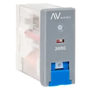 Реле промежуточное с кнопкой и мех. Индикацией RPAt 25/1 12A 24В DC EKF rpat-25-1-24DC