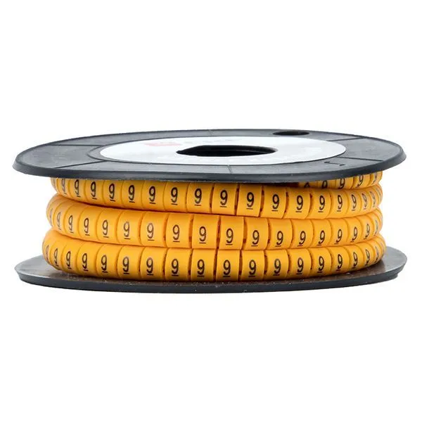 Маркер кабельный 6,0 мм2 "9" (350 шт.) (ЕС-3) EKF - Фото 3