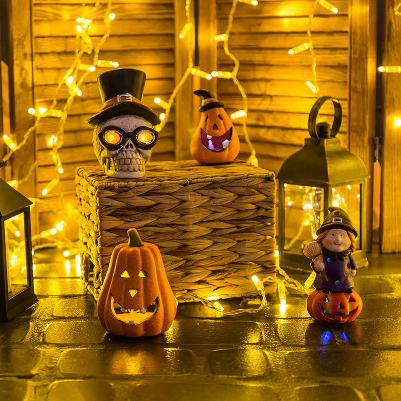 Керамическая фигурка Тыква в шляпе 7,1х6,7х10,8 см - Фото 2