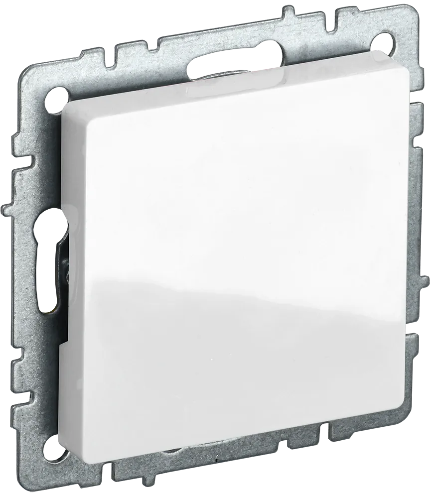 BRITE Заглушка с суппортом МЗ10-БрБ белый IEK