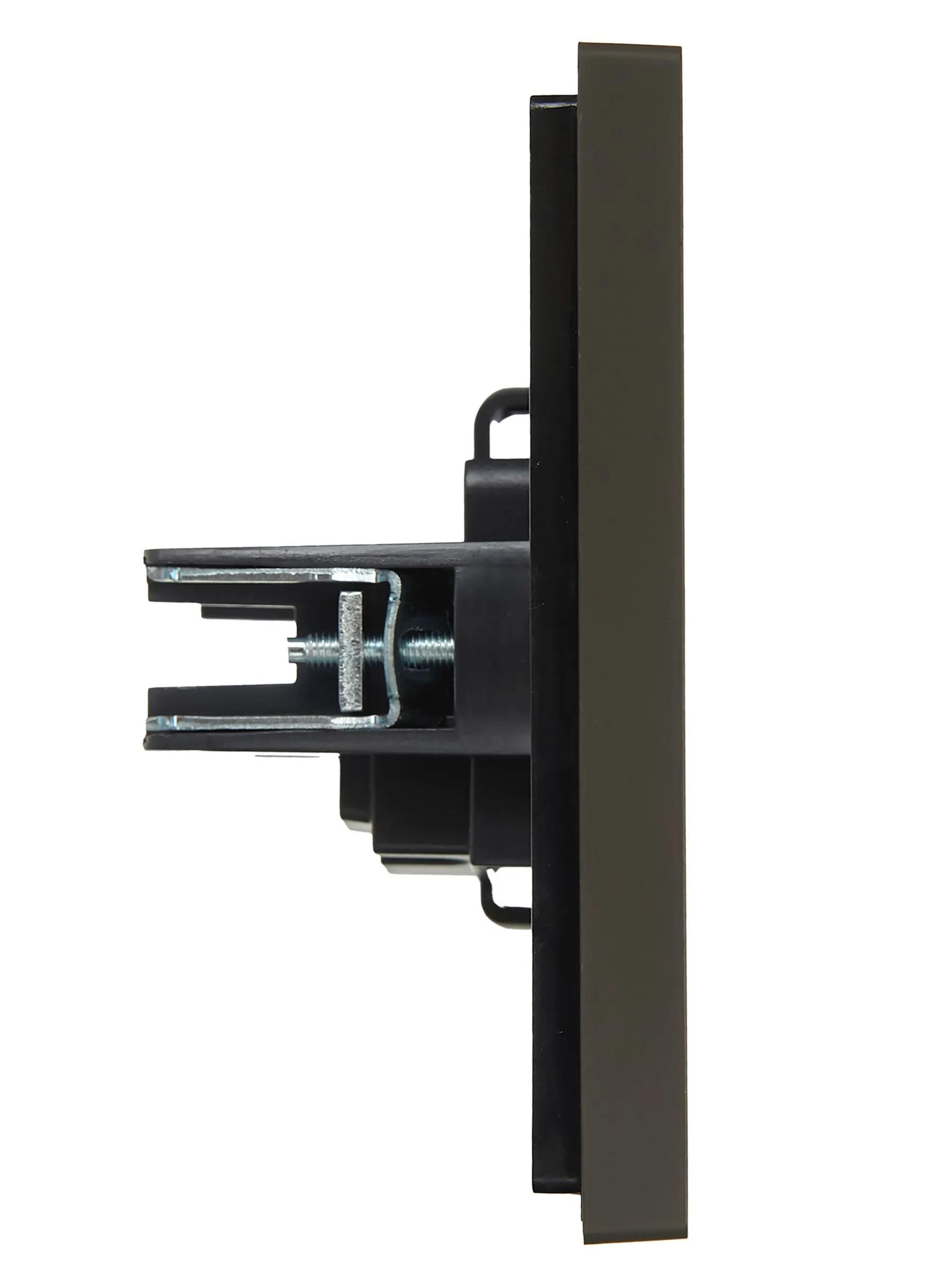 FORTE&PIANO Розетка 1-местная без заземления без защитных шторок винтовое крепление 10А FP318 серый IEK - Фото 4