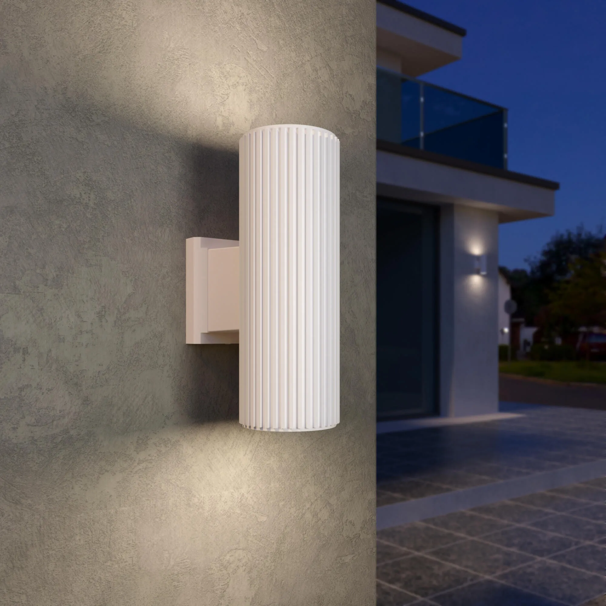 Светильник уличный настенный Strict IP54 1403 TECHNO песочно-белый Elektrostandard - Фото 2