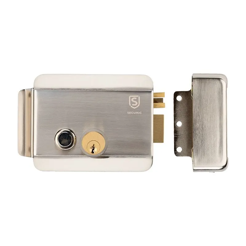 Замок электромеханический накладной универсальный  SC-20, с возможностью блокировки кнопки открывания - Фото 2