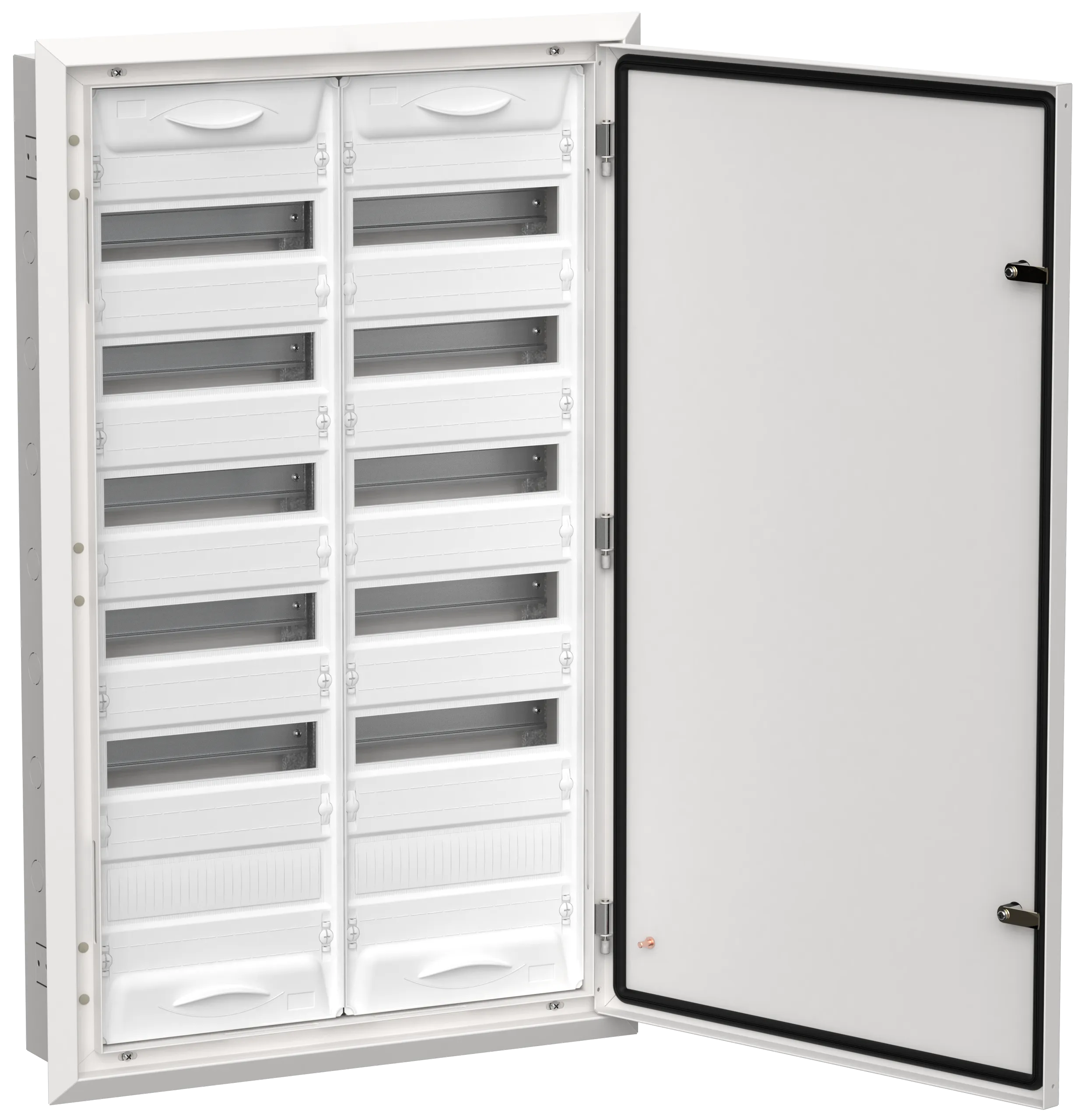 TITAN 5 Корпус металлический ЩРв-144 (2х72) 1005х625х130мм IP31 белый (одна дверь) IEK