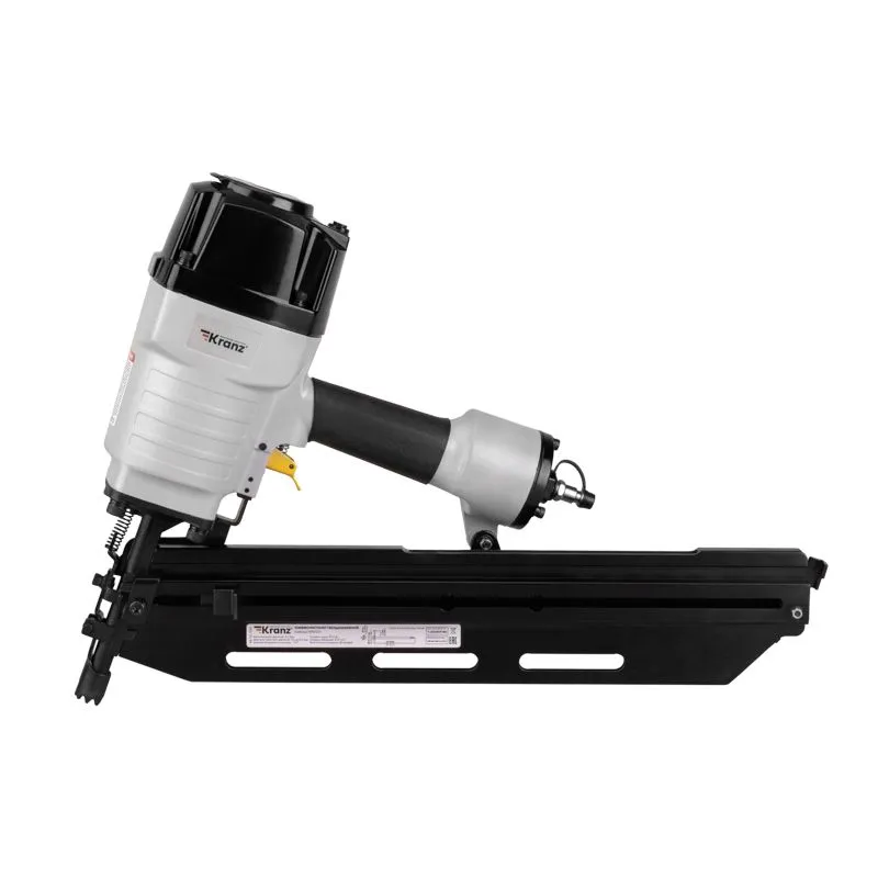 Пневмопистолет гвоздезабивной (нейлер) N90/D21, наклон 21 градус KRANZ KR-16-1620