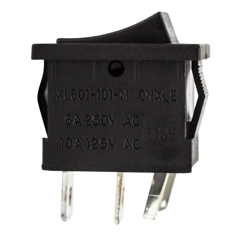 Выключатель клавишный 12V 15А (4с) ON-OFF черный с подсветкой Mini (RWB-206-1, SC-768) REXANT - Фото 3