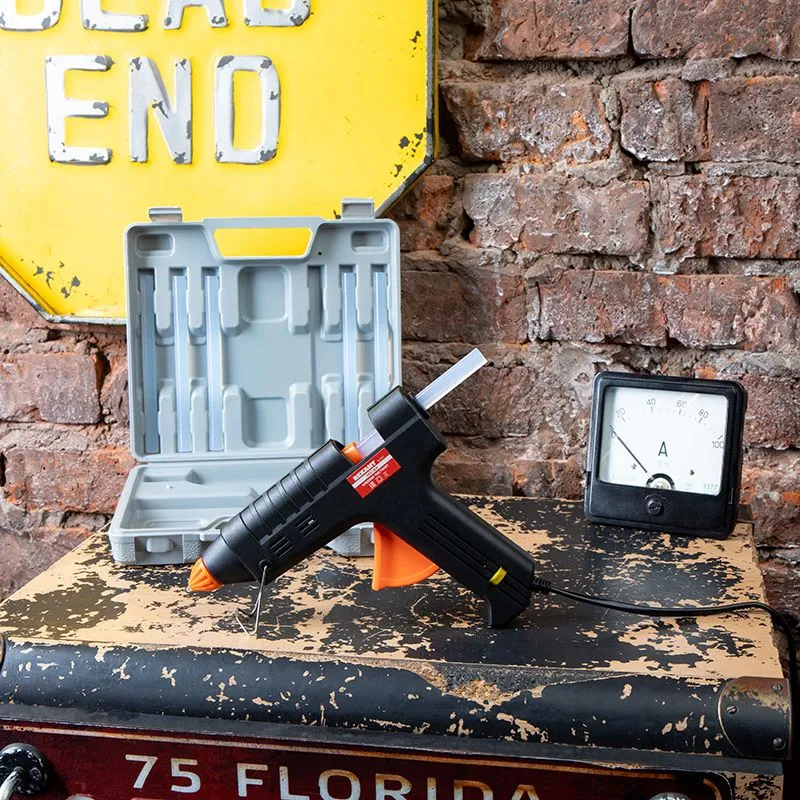 Пистолет клеевой, 60Вт, Ø11мм, настройка температуры 120..240℃, кейс REXANT - Фото 2