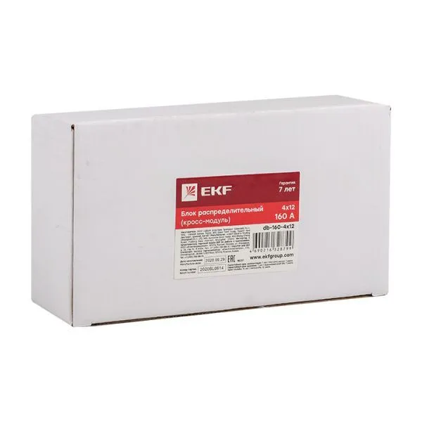 Блок распределительный (кросс-модуль) 160A (4x12) EKF - Фото 7