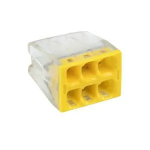 Клемма СМК 2273-246 (с пастой) 6 отверстий 0,5-2,5 мм2 EKF plc-smk-2273-246