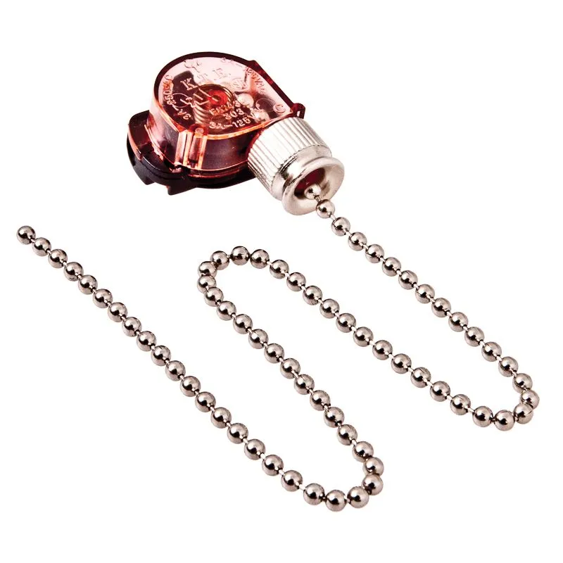 Выключатель для настенного светильника с цепочкой 270мм «Silver», индивидуальная упаковка, 1 шт. REXANT