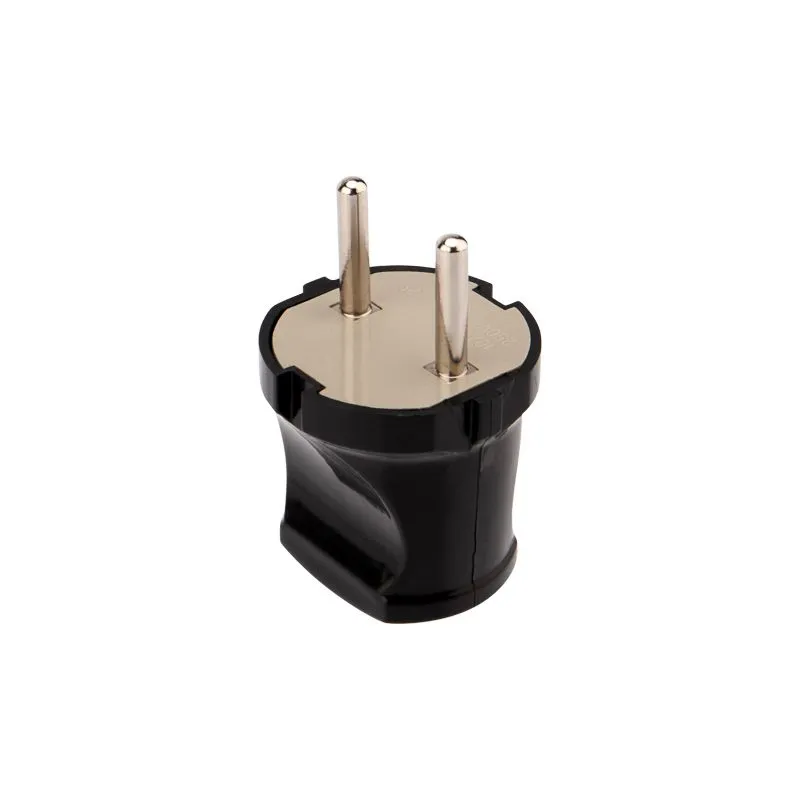 Вилка прямая без з/к 6А черная REXANT - Фото 3