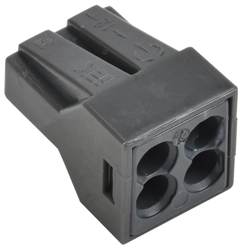 Строительно-монтажная клемма СМК 773-304 с пастой (4шт/упак) IEK