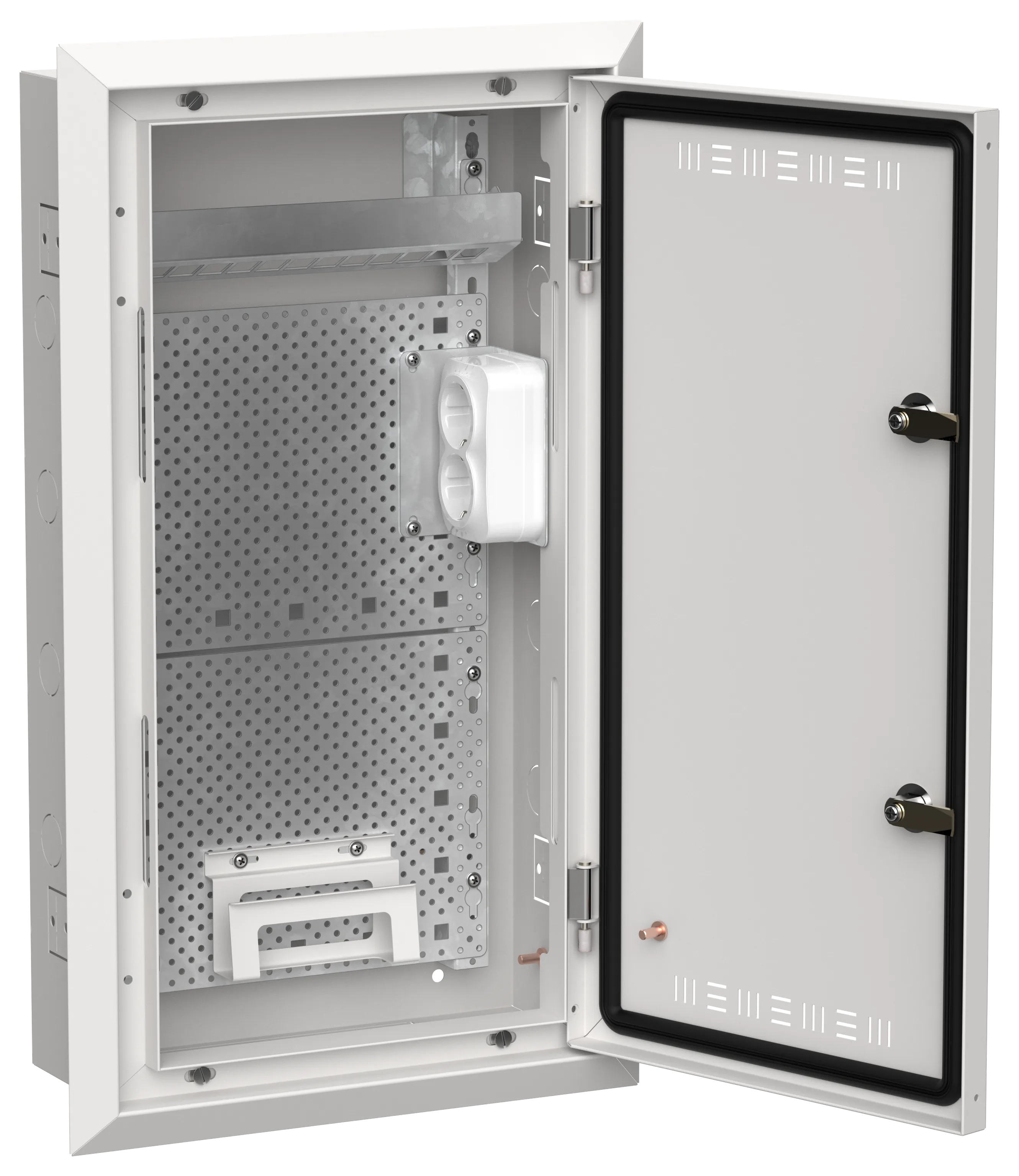 TITAN 5 Корпус мультимедиа ЩРв-36 (1х36) 630х365х130мм IP30 белый IEK