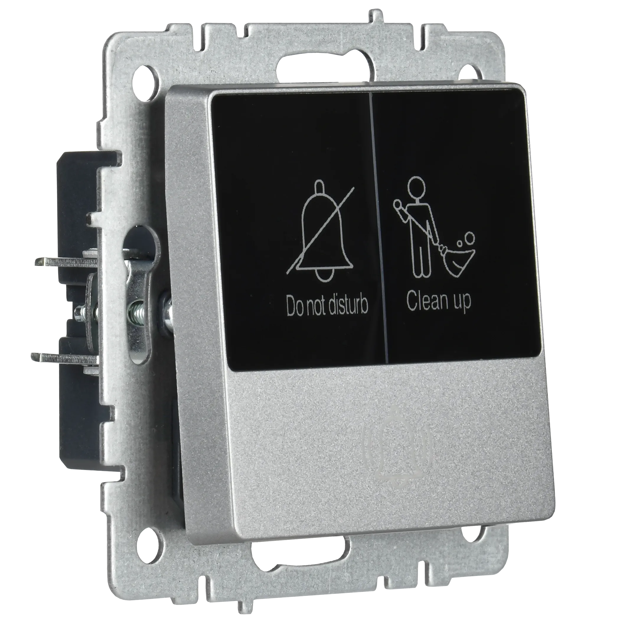 BRITE Кнопка звонка с индикацией для отелей 10А ВС10-1-9-БрА алюминий IEK - Фото 5