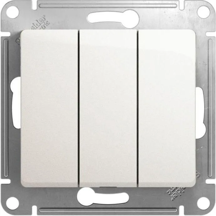 Выключатель 3-кл. СП Glossa 10А IP20 (сх. 3) 10AX механизм перламутр. SE GSL000631