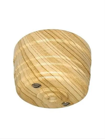 Корпус розетки потолочной пластиковый, D70x40, цвет - песочное золото, серия УСАДЬБА, ТМ "МезонинЪ",