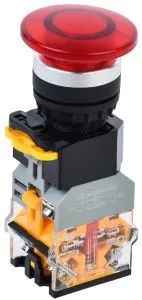 Кнопка D8-11MD "Грибок" d=22мм 1з+1р с подсветкой красная IEK BBG30-11MD-3-12-K04