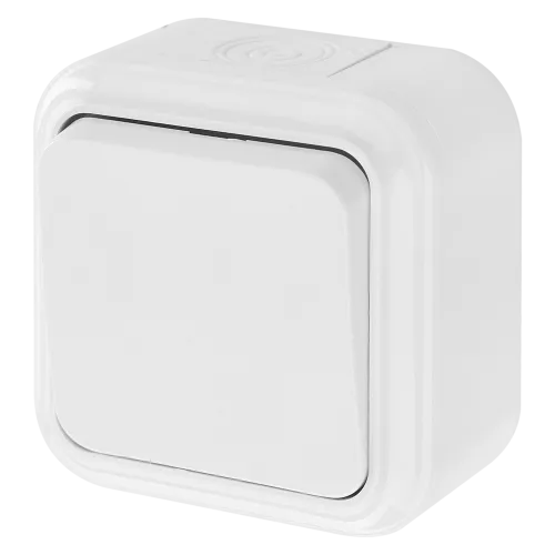 Выключатель одноклавишный брызгозащищенный открытой установки А1 6-222