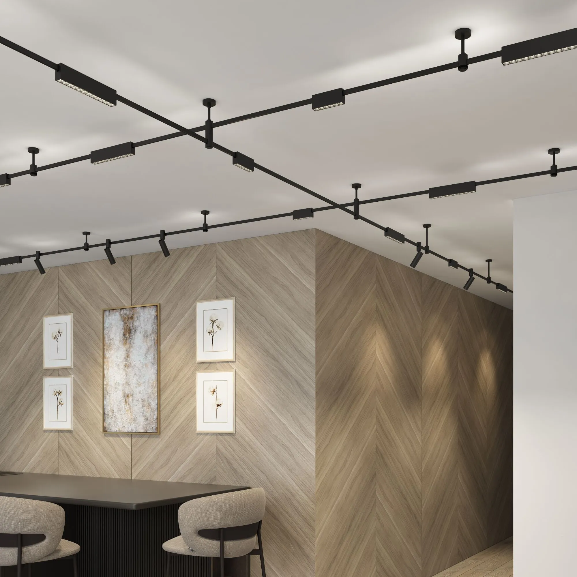 Esthetic Magnetic Трековый светильник 6W 3000K (чёрный) 85120/01 - Фото 4