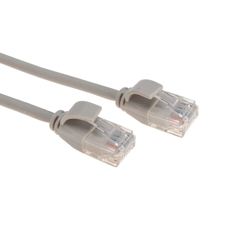 Патч-корд U/UTP, CAT 6A (10G), RJ45-RJ45, 28AWG, LSZH, серый, 3м REXANT - Фото 3